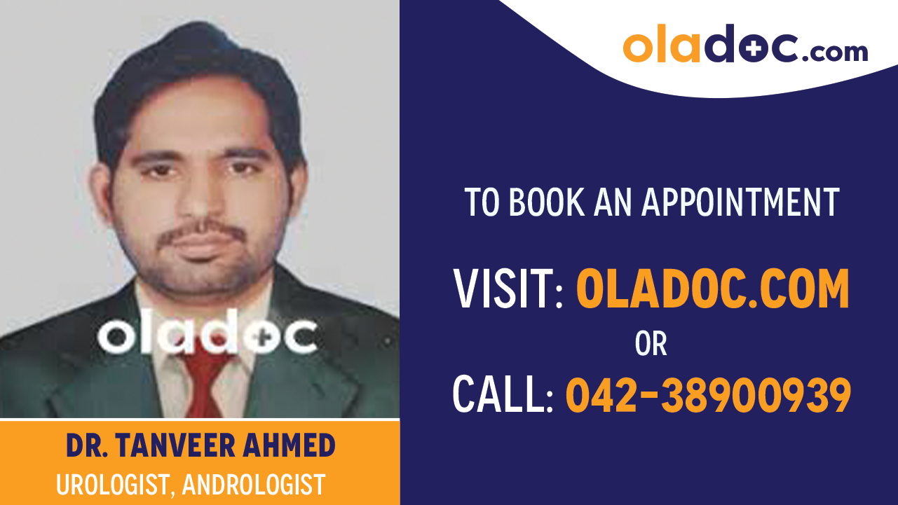 Book appointment with Dr. Tanveer Ahmed-best  Urologist Karachi